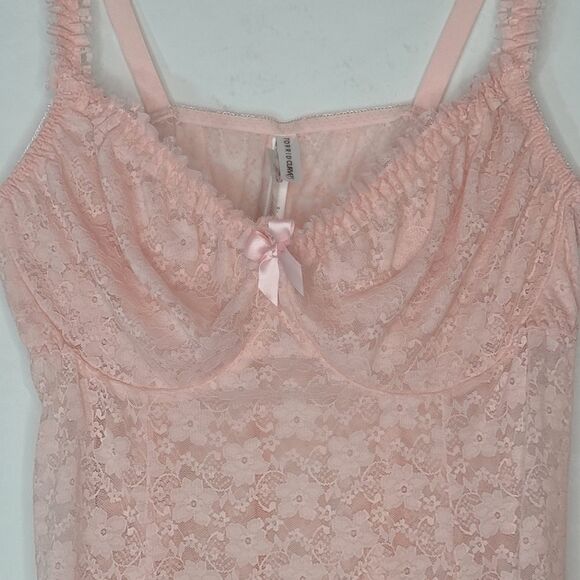 1X 14W 16W Pink Lace Babydoll Torrid Underwire - Picture 4 of 11